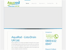 Tablet Screenshot of drainage-experts-yorkshire.co.uk
